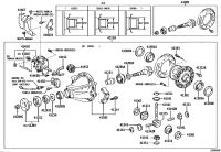 4134260011-SHAFT, FRONT DIFFERENTIAL PINION, NO.1