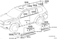 750710E060-MOULDING SUB-ASSY FRONT DOOR OUTSIDE RH