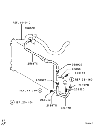 2922A502-HOSE,T/M OIL COOLER LINE