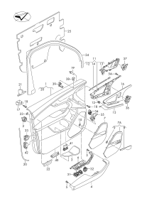 4M0868151A4PK-Speaker bezel