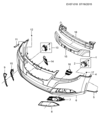 9017025-GARNISH FR BUMPER