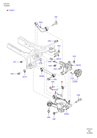 DG9C5B758AF-Knuckle & bush assy-rh