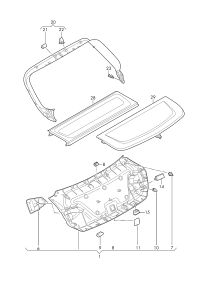 8R0807180-CLIP,CAP END