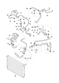 5QJ122101M-RADIATOR HOSE/A3/GOLF/JETTA