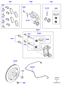 SOE000025-BRAKE WEAR SENSOR / L319