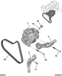 9808340680-BOLTRR SUSP STABILIZER