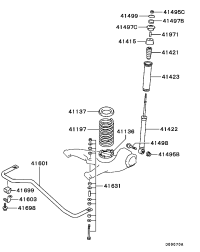 4056A053-LINK K,R/SUS STAB BAR SIDE