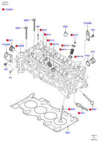 3S7G6C032AB-ENG SUB ASSY (HEA