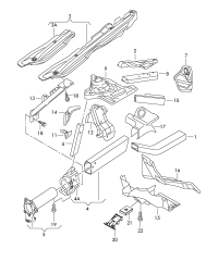 4E0803058C-Member assy-side rr