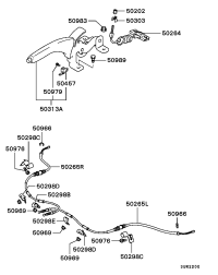 MR128810-CABLE,PARKING BRAKE,FR