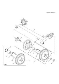 90767017-Drum, brake (incl. 4,5, 10,12)