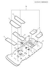 5489755-Bezel-rr seat mtg (for front 2006/11/1)