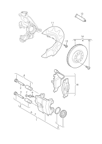 5Q0615123-Housing assy-caliper