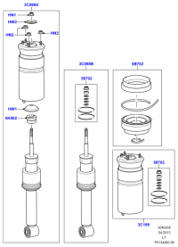 RNB501460-Shock absorber-front