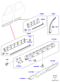 DDE790041PCL-PANEL ASSY-LWR CRASH PAD