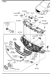 KA5C50716-BRACKET,GRILLE-RADIA