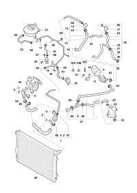 3QG122101C-Coolant hose