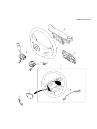 9024790-Sw assy, w/shld wiper and w/shld washer