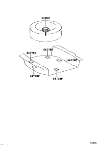 519000N020-CARRIER ASSY, SPARE