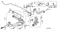 52370SNA904-TRAILING ARM COMP