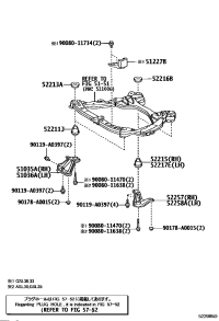 5102308010-BRACE, FRONT SUSPENSION MEMBER, REAR RH