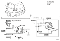 5256260100-Retainer, rear bumper, upper rh