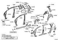 610240F030-PILLAR SUB-ASSY, FR