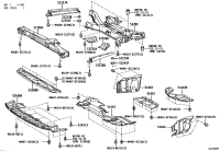 5120158020-CROSSMEMBER SUB-ASSY, FRONT SUSPENSION