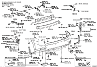 5215548031-BRACKET, REAR BUMPER SIDE, RH