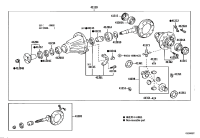 411103D590-CARRIER ASSY, DIFFERENTIAL, REAR