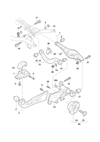 3QG505434A-Housing assy-wheel bearing