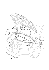 561823494A-PORSCHE CAYENNE GUIDE LTRL RH