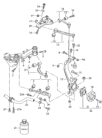 PORSCHE MACAN CONTROL ARM-LH