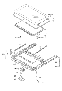 L3CD877071-Lid, sliding glass roof