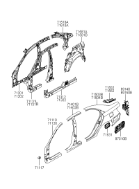 713123KB00-PNL-SIDE SILL OUTER