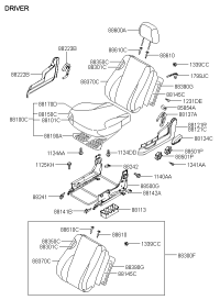 881222E000S7-SHIELD COVER-SEAT DRIVER OTR