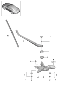 99762808000-Motor, wiper