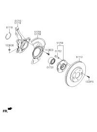 517154V000-KNUCKLE-FRONT AXLE,LH