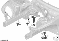 41007412935-Bracket-closing trim engine lh