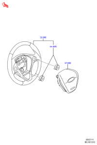 DK5132980A84-Wheel assy-steering