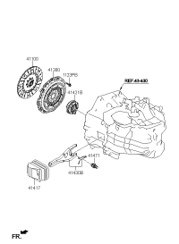 411003D000-DISC ASSY-CLUTCH