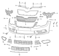 3TD853651C-GRILLE RADIATOR