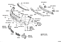 5254160050-PROTECTOR, FRONT BUMPER