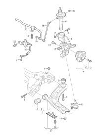 L3QD407151M-Track control arm lh & rh