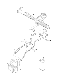 6R1423893H-Extn hose-vane pump to strg