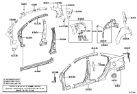 610240D181-PILLAR SUB-ASSY, FR