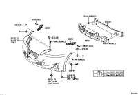 5213153040-REINFORCEMENT, FRONT BUMPER