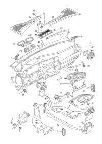 5Q0819805E-Ventilator assy-foot