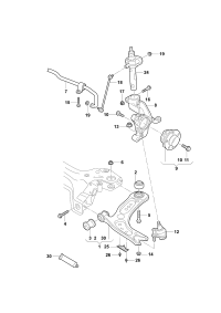 3QD407151E-Track control arm lh & rh