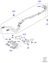 UBC500101-COOLER ASSY, OIL